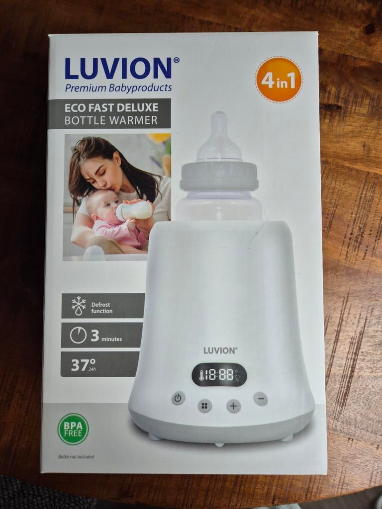 Flessenwarmer Luvion wit, Kinderen en Baby's, Babyvoeding en Toebehoren, Ophalen, Nieuw, Flessen- of potjesverwarmer