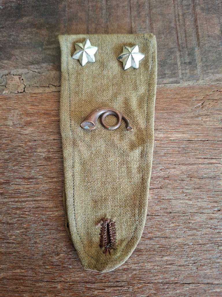 Ww2 wo2 Nederlandse knil indie schouder embleem officier, Verzamelen, Militaria | Tweede Wereldoorlog, Ophalen of Verzenden, Nederland