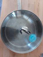 BK rvs hapjespan 24cm, Ophalen of Verzenden, Zo goed als nieuw, Rvs, Koekenpan of Braadpan