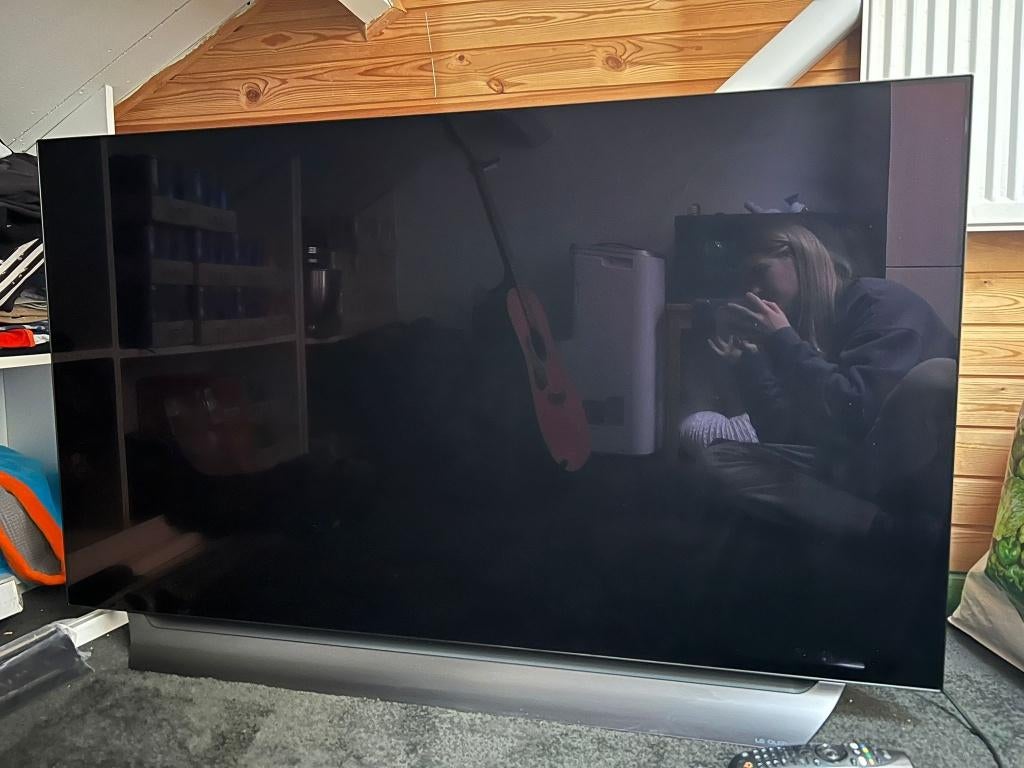 LG OLED TV 55 INCH - OLED55C8PLA, Ophalen, OLED, Zo goed als nieuw, 100 Hz