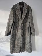 Primark Zwart-witte Herringbone Jas Maat L, Kleding | Heren, Jassen | Winter, Ophalen of Verzenden, Zo goed als nieuw, Zwart