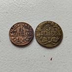DOA 1 heller 1913 en 5 hellers 1916 - Deutsch Ostafrika, Ophalen of Verzenden, Overige landen