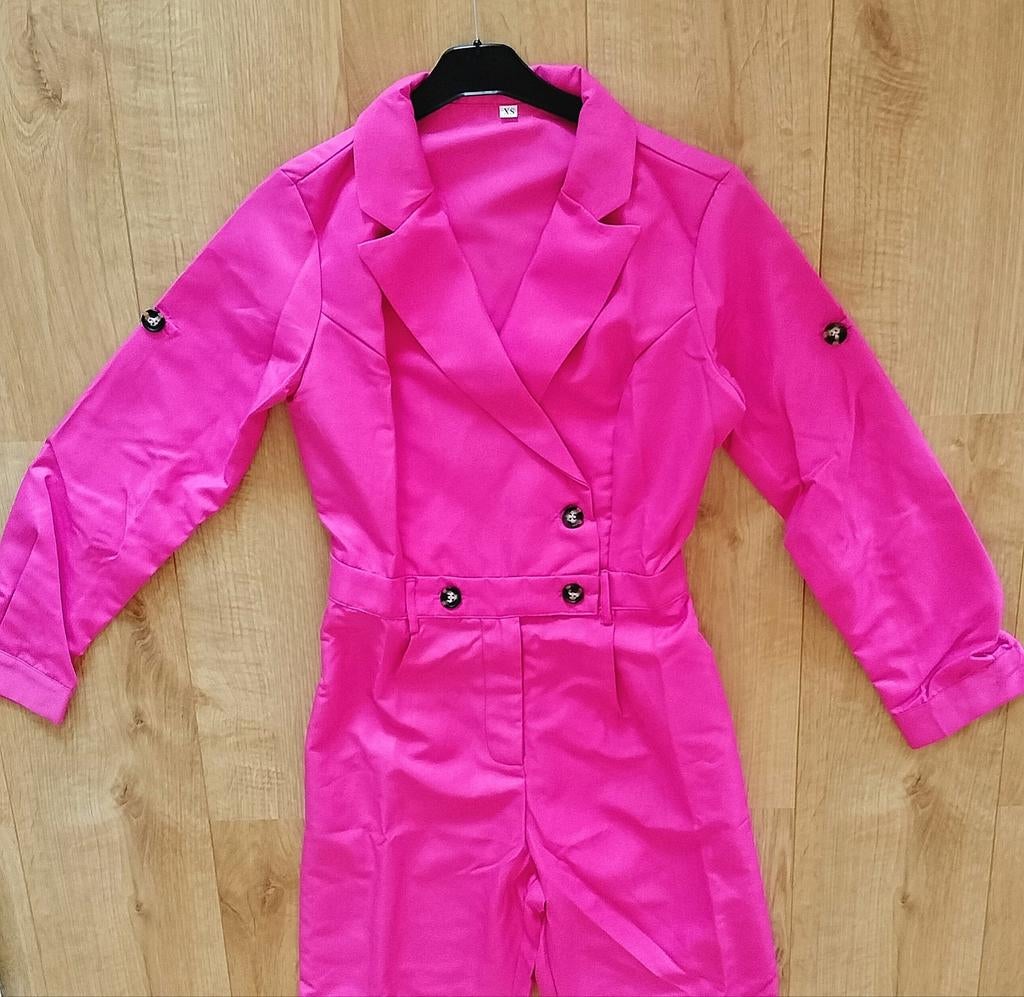 Roze Jumpsuit met marine knopen! (NIEUW!), Ophalen of Verzenden, Nieuw, Maat 34 (XS) of kleiner, Roze