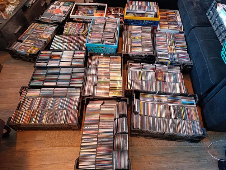 Grote collectie CD's en DVDs- Diverse genres, Cd's en Dvd's, Cd's | Overige Cd's, Gebruikt, Ophalen