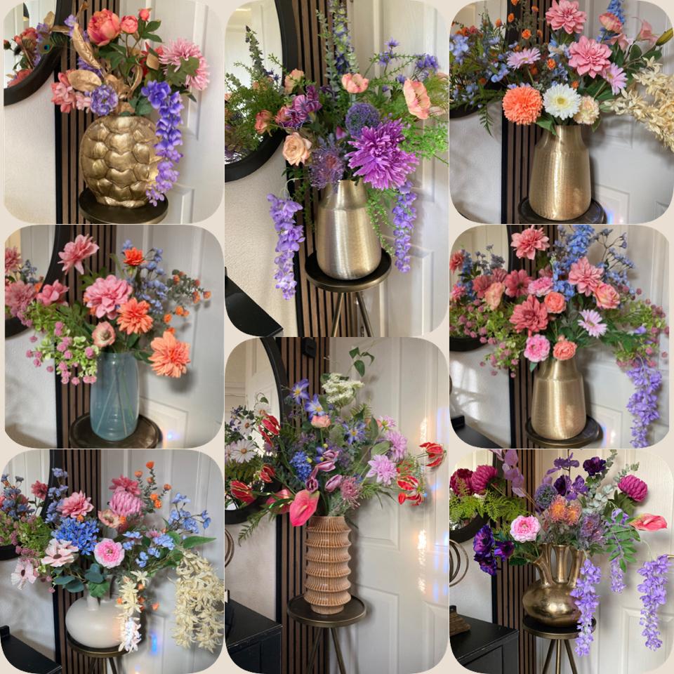🪻Gratis Verzenden🪻 Prachtige Collectie Luxe Zijden Bloemen, Huis en Inrichting, Woonaccessoires | Kunstplanten en Kunstbloemen