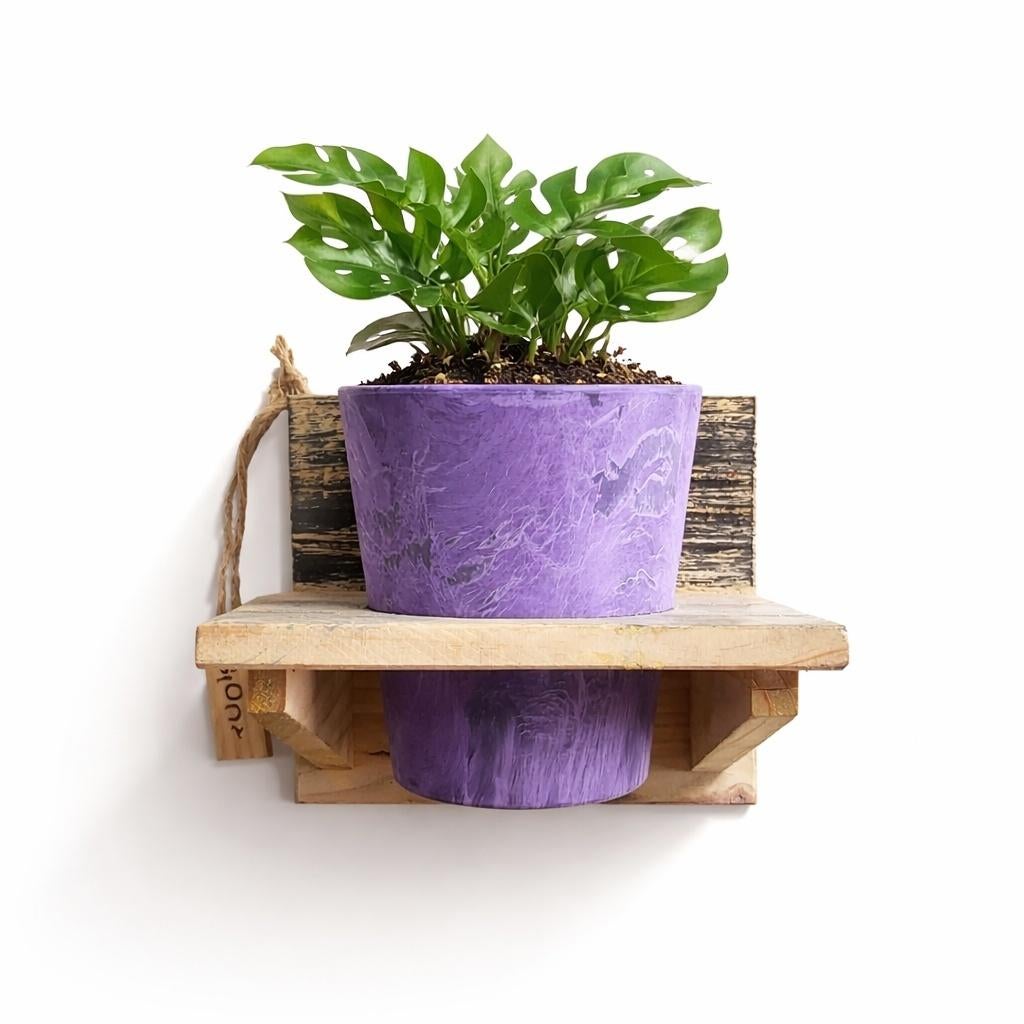 Partij Roots plantenrek met Artstone potje - 125557, NHP International, Minder dan 30 cm, Ophalen of Verzenden, Binnen