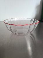 Duralex schaal met rode rand, 22 cm, Ophalen of Verzenden