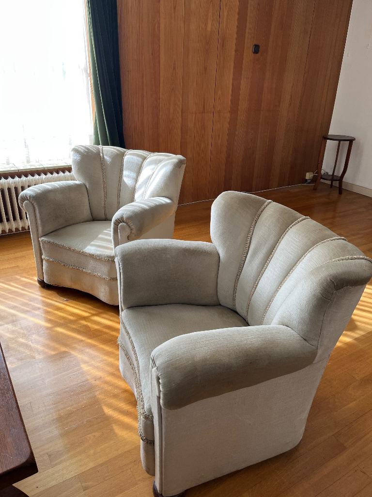 Fauteuils, Ophalen, Gebruikt, 75 tot 100 cm, Stof