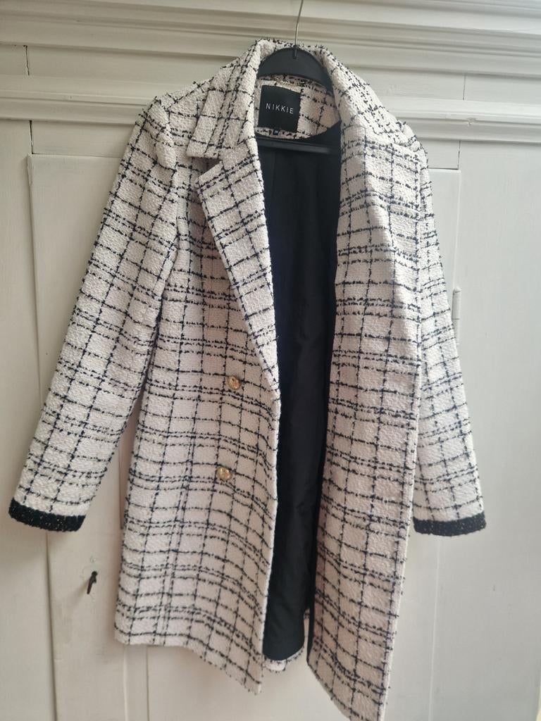 Nikkie blazer dress maat 36, Wit, Ophalen of Verzenden, Zo goed als nieuw, Nikkie