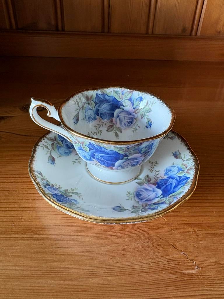 Royal Albert Moonlight Rose Kop en Schotel - Vintage 1987, Ophalen