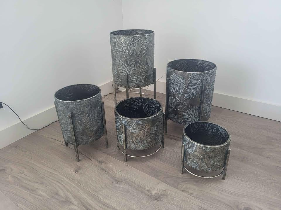 plantenpotten binnen, Tuin en Terras, Bloempotten, Overige materialen, Rond, Binnen, Zo goed als nieuw