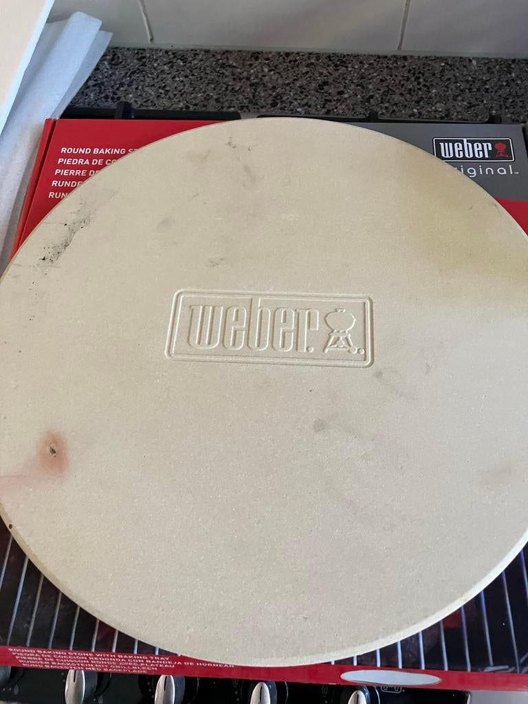 Weber Pizzasteen - Perfect voor knapperige pizza's, Ophalen, Gebruikt