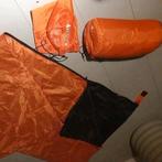 2x Nieuwe Oranje Lichtgewicht Slaapzakken 190x74 cm, Caravans en Kamperen, Slaapzakken, Ophalen of Verzenden, Nieuw