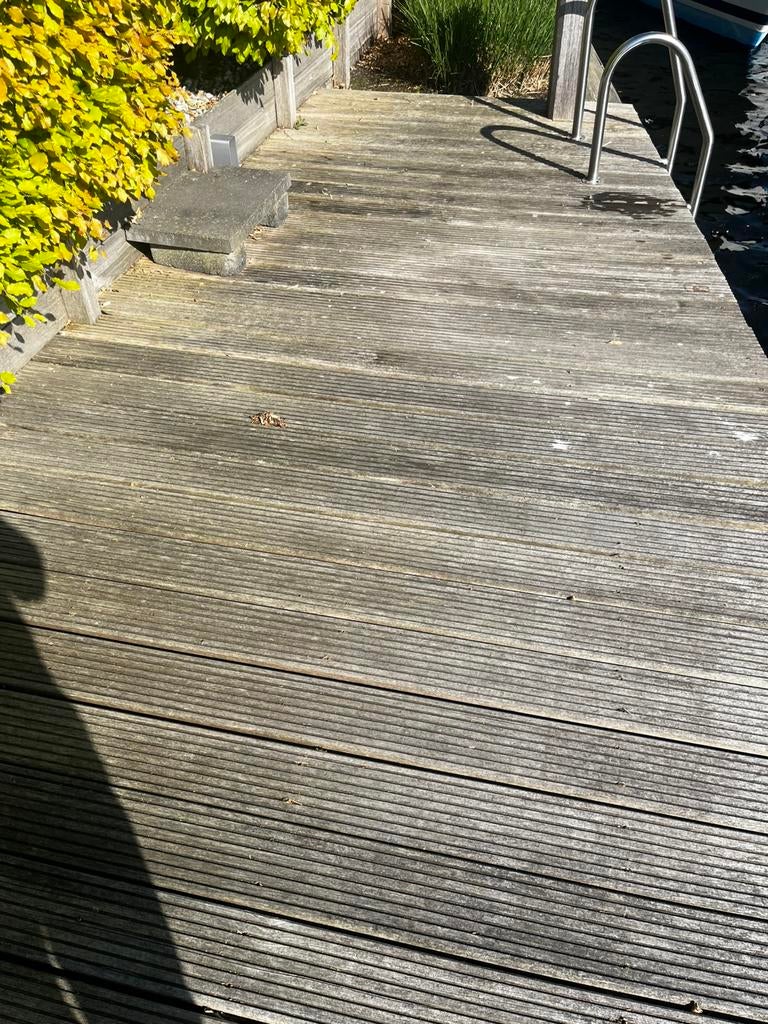 Bankirai vlonderplanken, Ophalen, Gebruikt, Hout