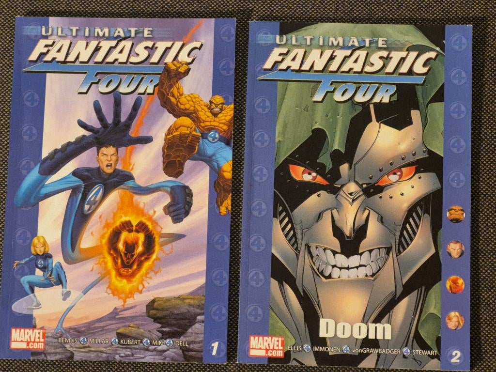 Ultimate Fantastic Four 1 en 2 met Dr. Doom, Nederlands, Meerdere comics, Ophalen, Amerika