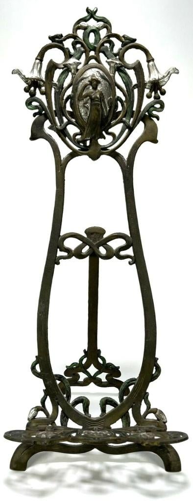 1039. Art Nouveau schildersezel, ca. 1900, Ophalen of Verzenden