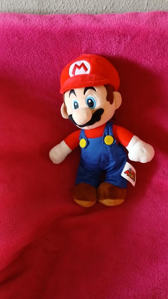 2x SUPER MARIO KNUFFEL, Kinderen en Baby's, Speelgoed | Knuffels en Pluche, Ophalen of Verzenden, Zo goed als nieuw, Overige typen
