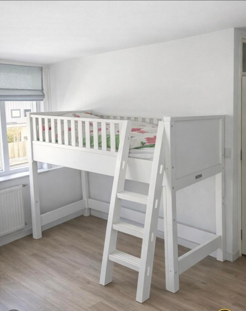 Bopita Nordic Hoogslaper - wit, stevige kwaliteit., Huis en Inrichting, Slaapkamer | Stapelbedden en Hoogslapers, Ophalen, Gebruikt