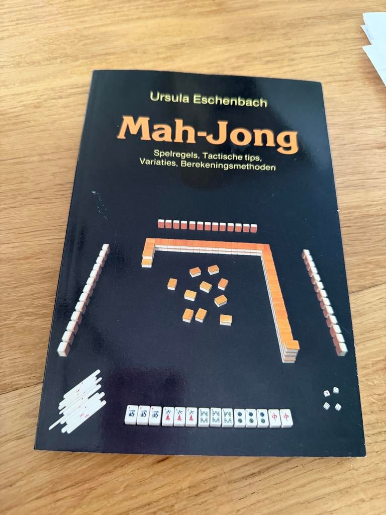 Mah-Jong: Spelregels, mahjong majong gebruiksaanwijzing, Ophalen of Verzenden, Zo goed als nieuw