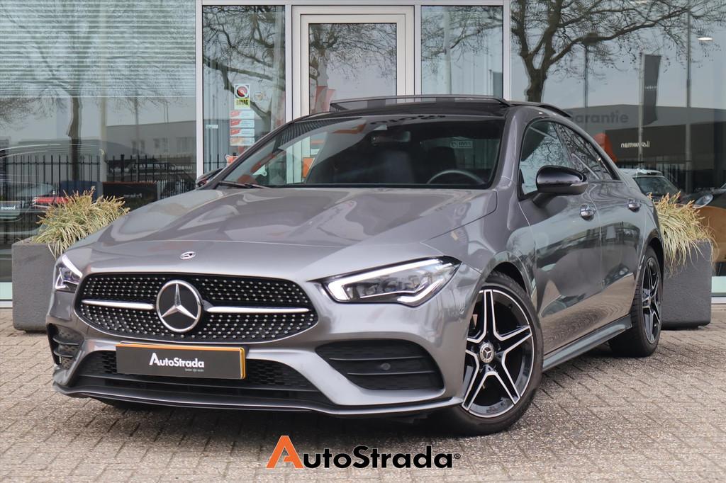 Mercedes CLA Coupé 180 AMG-Line 136pk | Cruise | Pano | Cam, Auto's, Mercedes-Benz, Bedrijf, Te koop, CLA, ABS, Achteruitrijcamera