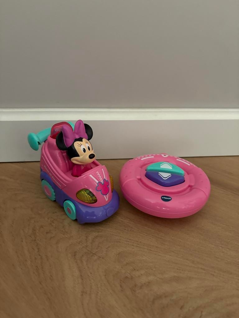 Vtech Minnie Mouse Bestuurbare Auto, Ophalen, Gebruikt, Afstandsbediening
