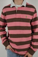 Ralph Lauren rugby polo shirt met lange mouw - Roze - XL, Kleding | Heren, Overige kleuren, Ralph Lauren, Maat 56/58 (XL), Ophalen of Verzenden