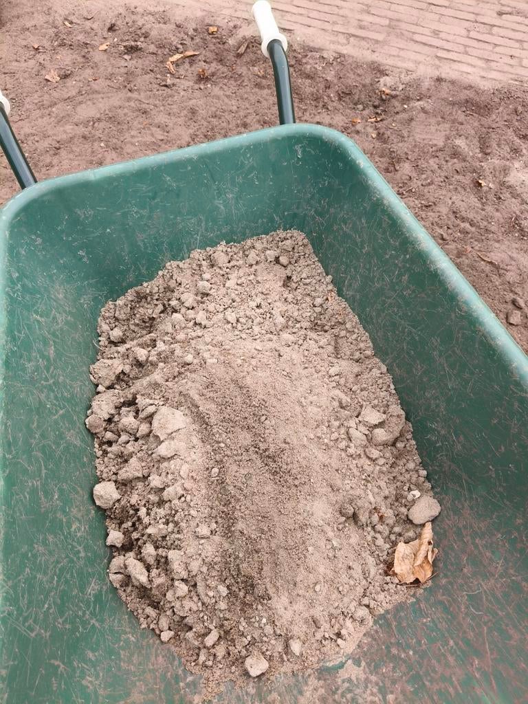 Gratis wit zand, Tuin en Terras, Zand, Ophalen, Gebruikt, Ophoogzand