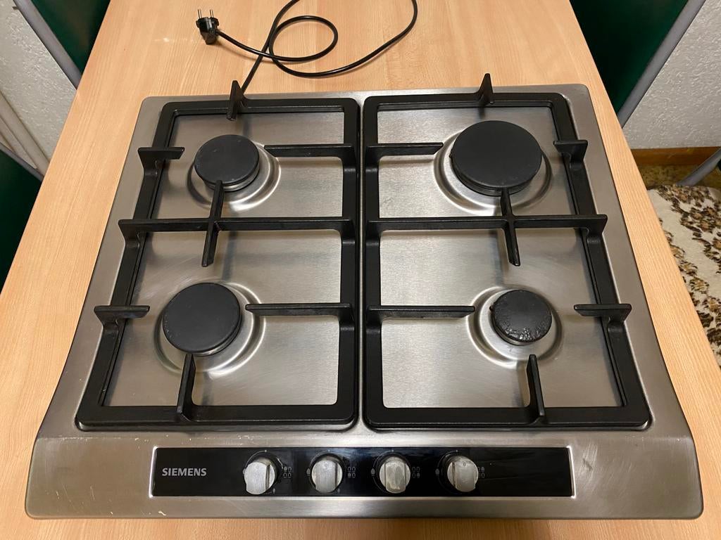 Siemens inbouw 4 pits gaskookplaat., Witgoed en Apparatuur, Kookplaten, Ophalen, Gebruikt, 4 kookzones, Inbouw