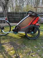Thule Chariot Cross 2 fietskar - oranje, Ophalen, Gebruikt, Opvouwbaar, Kinderkar