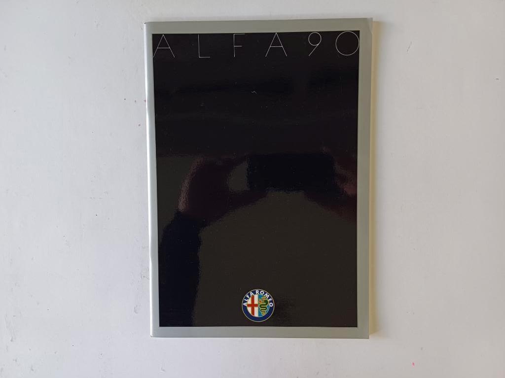 ALFA 90 dikke dealer brochure origineel NL Alfa Romeo, Ophalen of Verzenden, Zo goed als nieuw, Alfa Romeo