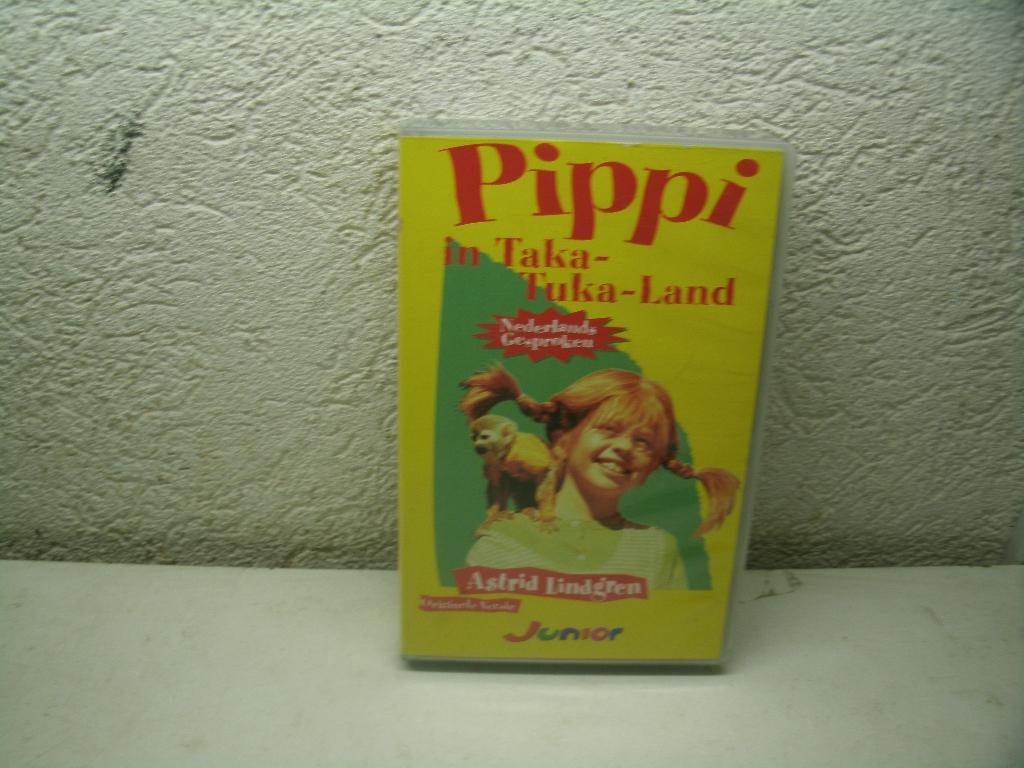 vhs 173a pippi langkous  taka tuka land, Cd's en Dvd's, VHS | Kinderen en Jeugd, Gebruikt, Alle leeftijden, Kinderprogramma's en -films