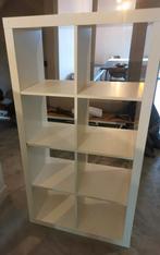 Kallax/expedit 8 vaks vakkenkast ikea Wit., Ophalen, Met plank(en), Gebruikt, 100 tot 150 cm