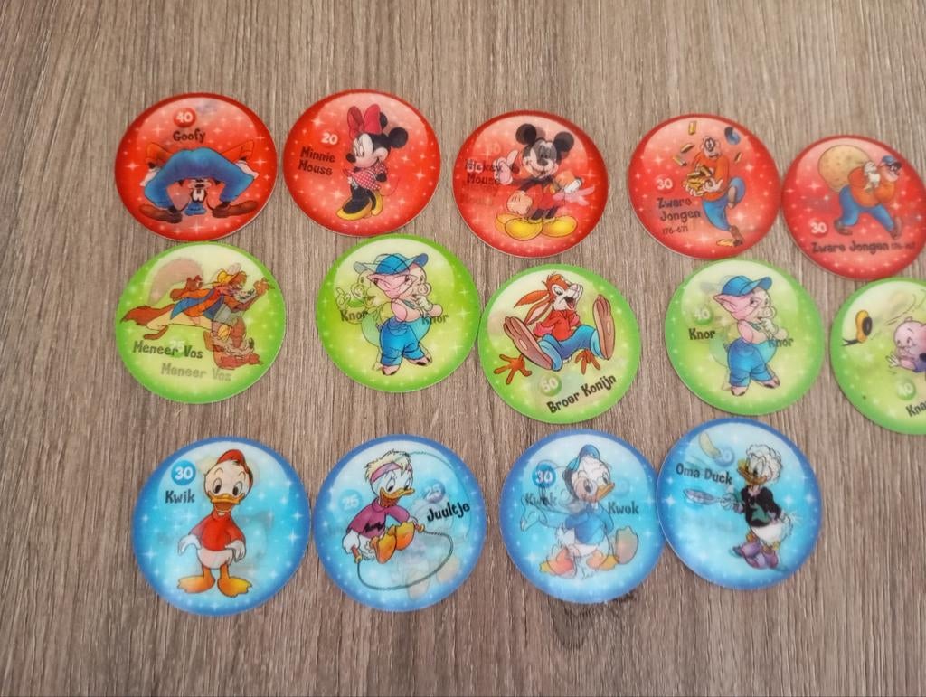 18 DISNEY FLIPPO,S NU ALLES 5€ ZIE FOTO,S, Ophalen of Verzenden