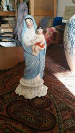 Prachtige puntgave Madonna met kind andenne porselein, Ophalen of Verzenden