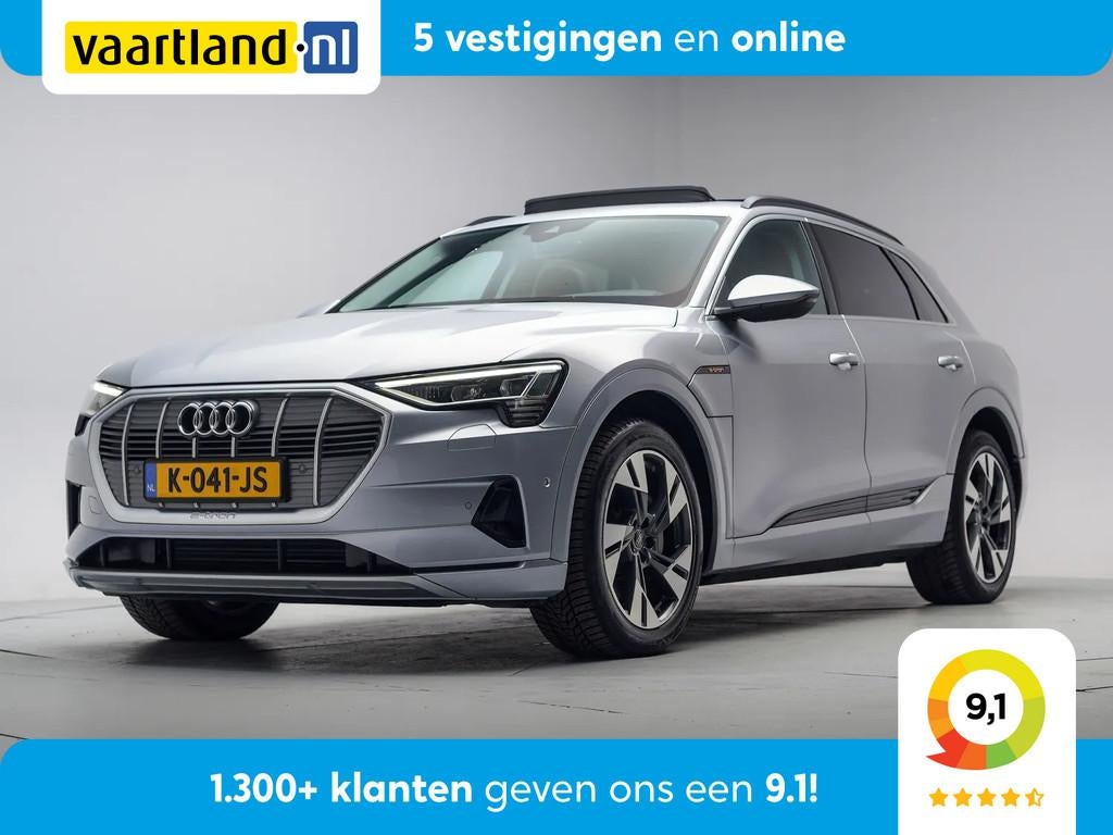 Audi e-tron 50 Quattro Business Edition Plus [ Panorama Navi, Automaat, 0 cilinders, SUV of Terreinwagen, Zilver of Grijs