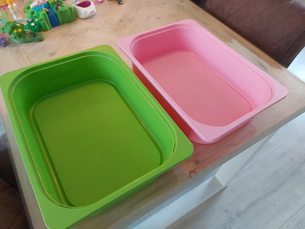 IKEA Trofast bakken - groen en roze, Ophalen of Verzenden