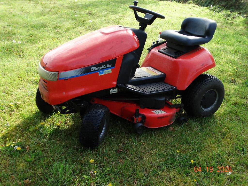 Zitmaaier Simplicity Regent 14, Tuin en Terras, Ophalen, Gebruikt, Elektrische starter, 90 tot 120 cm