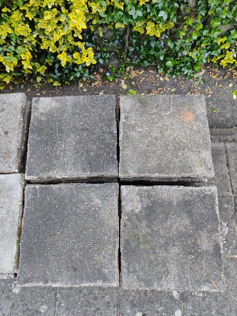 Balkontegels + rubbers gratis, Tuin en Terras, Ophalen, Gebruikt, Beton, Terrastegels