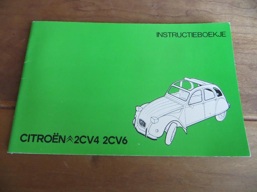 Instructieboek Citroen 2CV4, Citroen 2CV6 1977 zeer mooi!, Auto diversen, Handleidingen en Instructieboekjes, Ophalen of Verzenden
