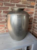 Metalen grote kruik vaas, Overige materialen, Gebruikt, Overige kleuren, Ophalen of Verzenden