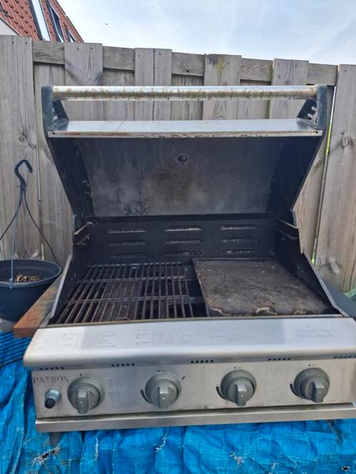Patton gasbarbecue – 4 branders (RVS), Tuin en Terras, Gasbarbecues, Gebruikt, Ophalen
