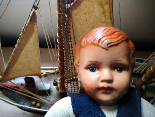 Vintage Matrozen Popje, Verzamelen, Poppen, Gebruikt, Pop, Ophalen of Verzenden