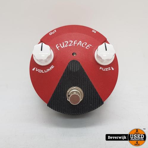 Dunlop Germanium Fuzz Face Mini Red in Goede Staat, Muziek en Instrumenten, Effecten, Zo goed als nieuw