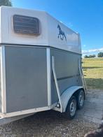 Tweepaards trailer, Dieren en Toebehoren, Paarden en Pony's | Trailers en Aanhangwagens, Ophalen, Zo goed als nieuw, Polyester