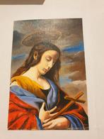 0199 f.v.veenhuysen - portret of maria 14x21cm, Antiek en Kunst, Kunst | Schilderijen | Abstract, Ophalen of Verzenden