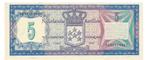 Nederlandse Antillen, 5 Gulden, 1984, UNC, Postzegels en Munten, Bankbiljetten | Nederland, Los biljet, Ophalen of Verzenden, 5 gulden