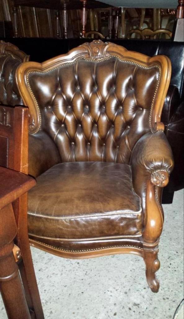 Barok fauteuils en meubels, Huis en Inrichting, Fauteuils, Gebruikt, Hout, 75 tot 100 cm, Ophalen