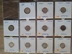 11 stuks zilveren Australische 3 pence munten. 1912 / 1962., Postzegels en Munten, Munten | Oceanië, Ophalen of Verzenden, Setje