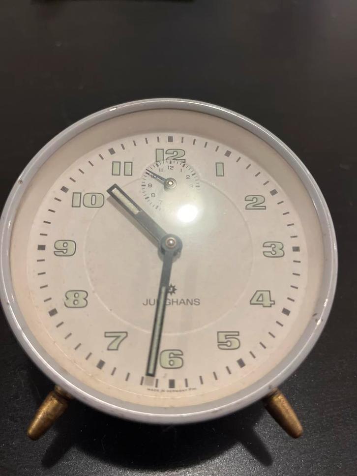 Vintage Junghans Wekker - Jaren '50/'60, Antiek en Kunst, Antiek | Klokken, Ophalen of Verzenden