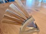Vintage teak botermessen, Sweden, Ophalen of Verzenden, Gebruikt, Hout